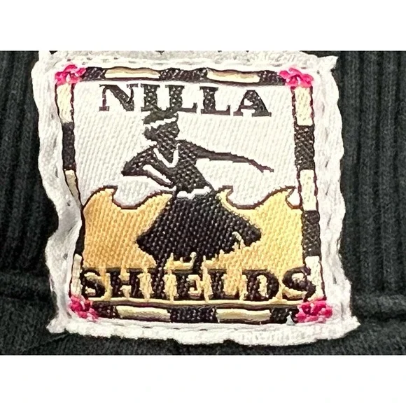 Nilla Shields Pants Floral Print Cotton Psychedelic Hippie Boho 70's Vibe ~LARGE - Picture 9 of 12